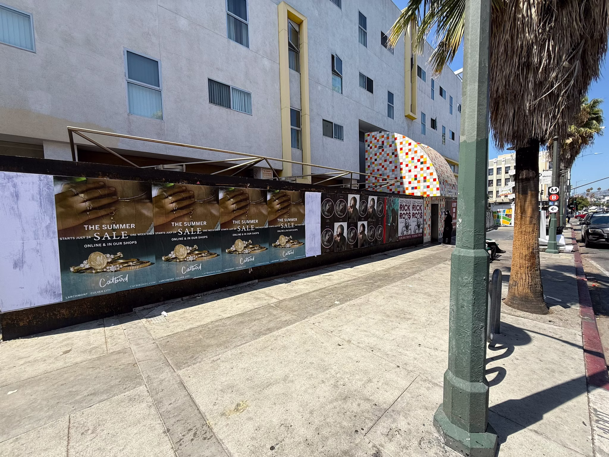 Catbird Summer Sale wild posting at 5448 Hollywood Blvd