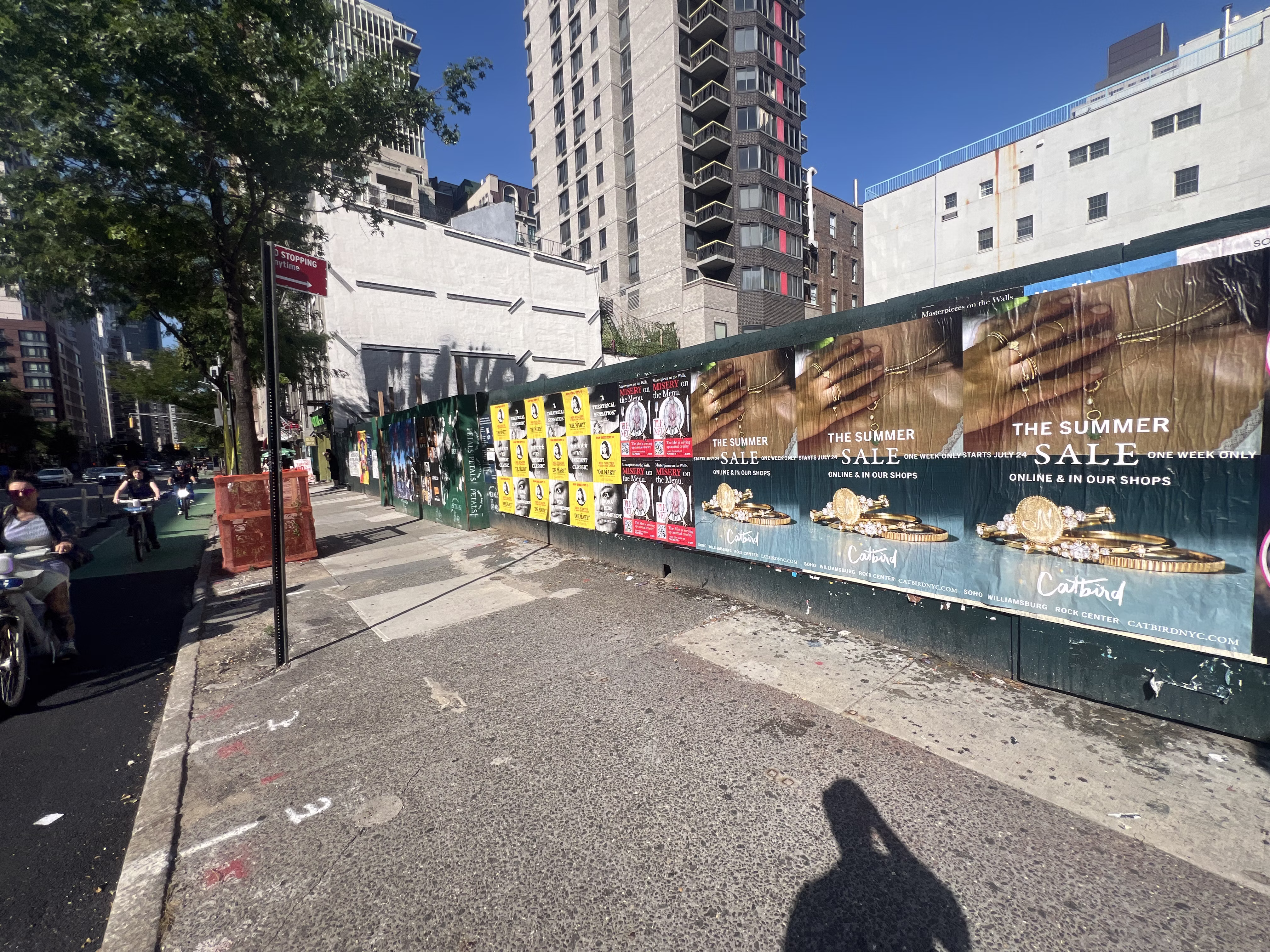 Catbird Summer Sale wild posting at E 60th St & 2nd Ave — Location 1