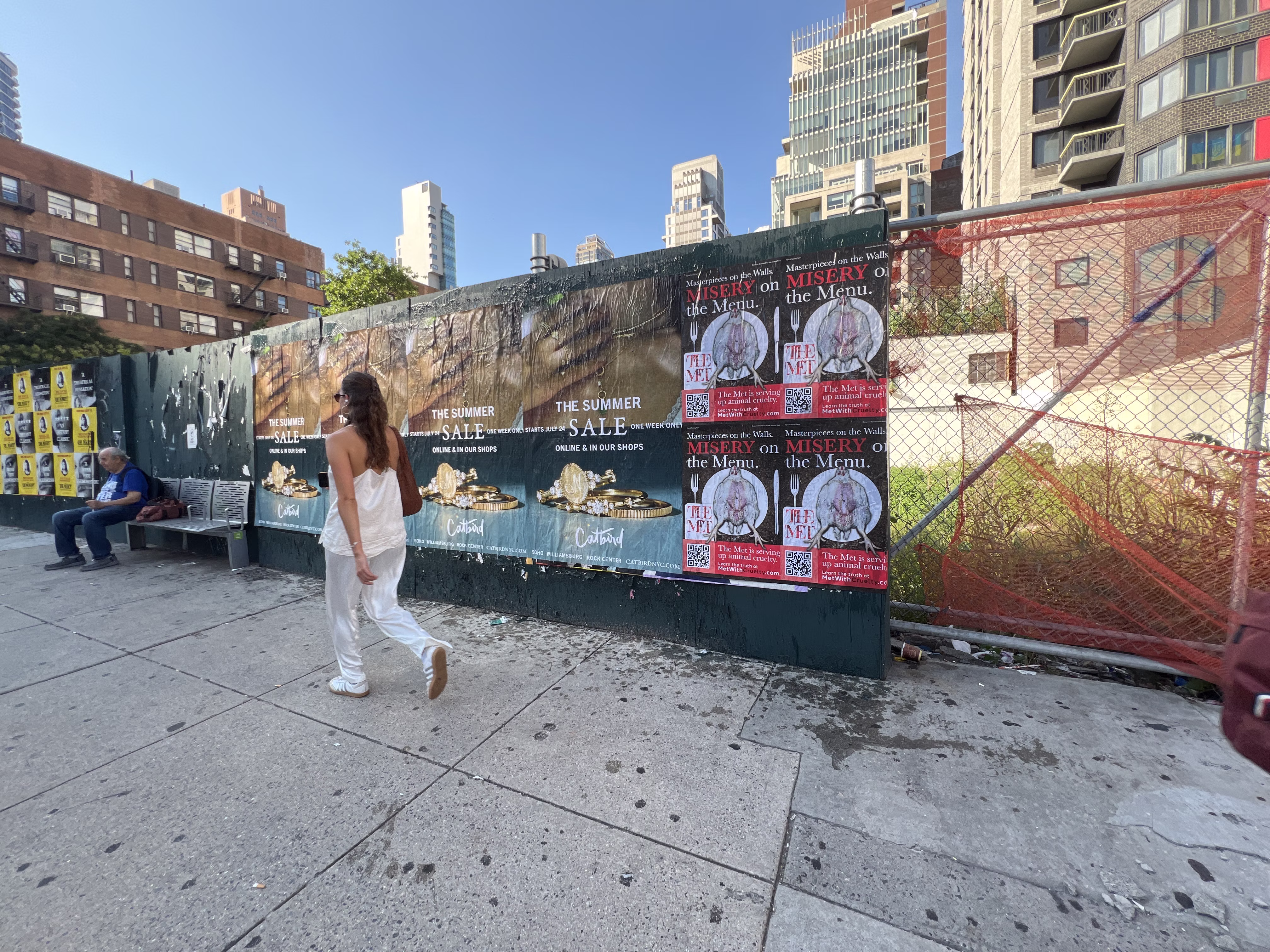 Catbird Summer Sale wild posting at E 60th St & 2nd Ave — Location 2