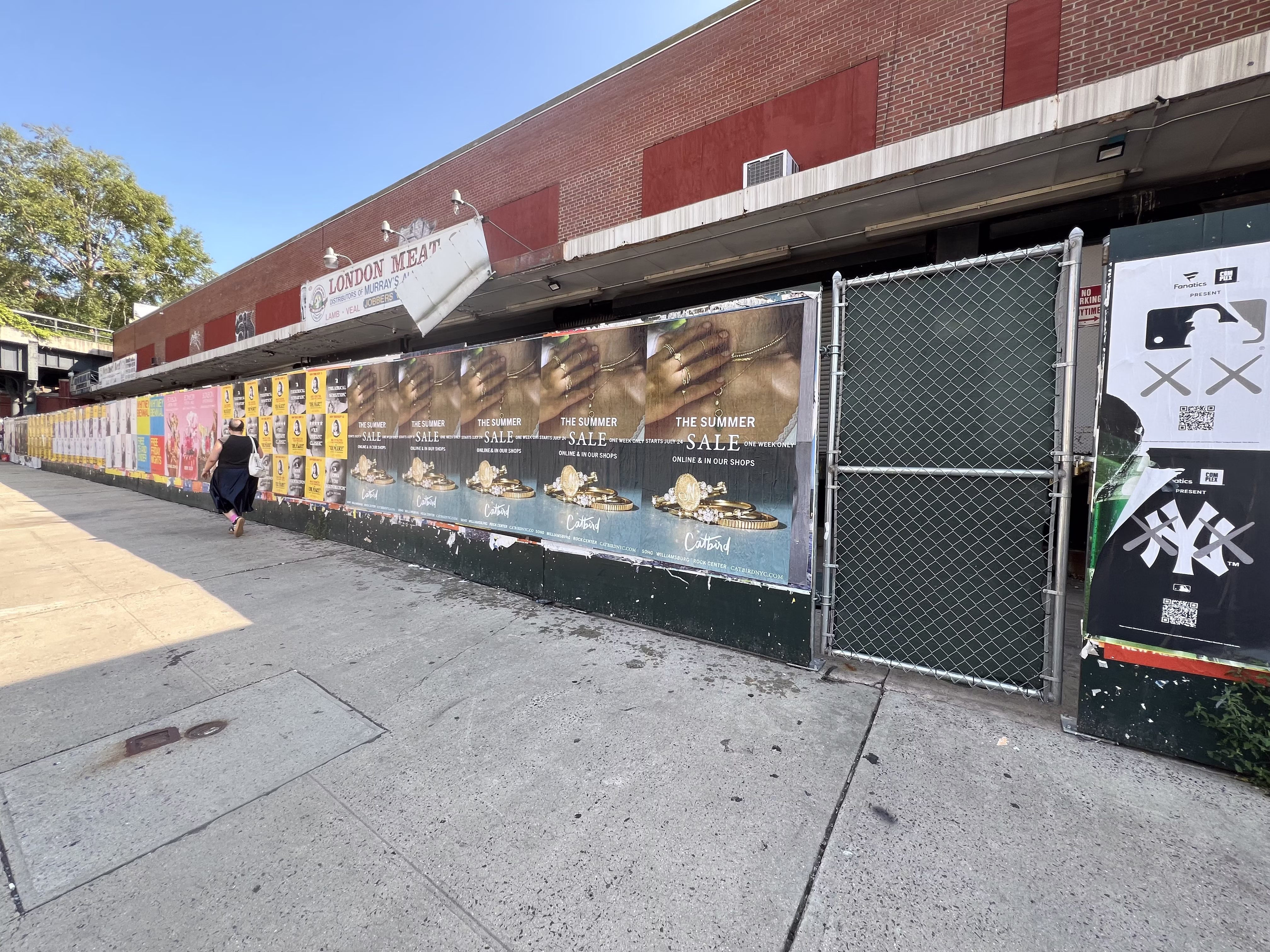 Catbird Summer Sale wild posting at 56 Little W 12th St — Location 2
